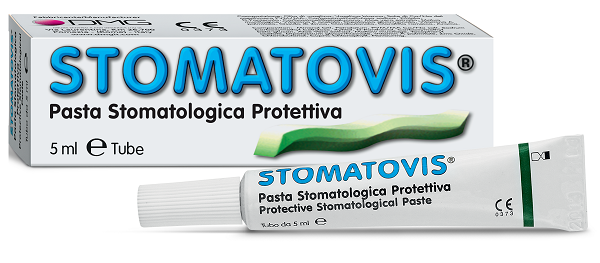 PASTA STOMATOLOGICA PROTETTIVA STOMATOVIS STOMATITI AFTOSE 5 ML - farmaidea24.com