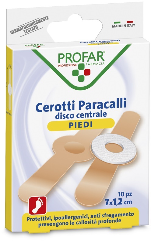 CEROTTO PARACALLI PROFAR 7X1,2 CM 10 PEZZI - farmaidea24.com