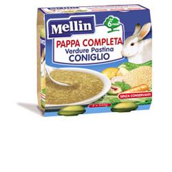 MELLIN PAPPA COMPLETA CONIGLIO 250 G 2 PEZZI - farmaidea24.com