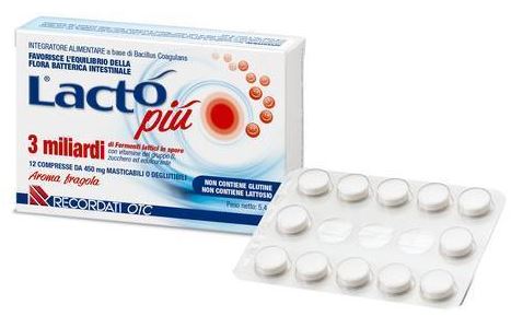 LACTO PIU 3 MILIARDI 12 COMPRESSE - farmaidea24.com