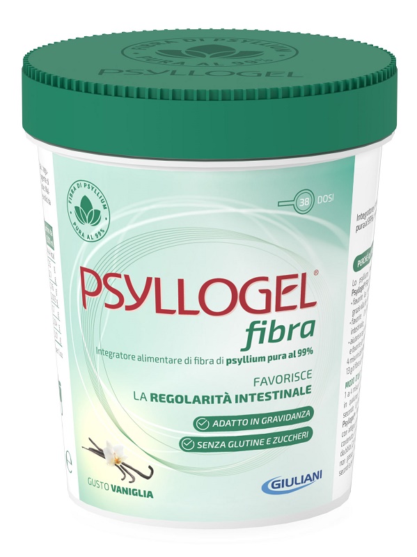 PSYLLOGEL FIBRA VANIGLIA VASO 170 G - farmaidea24.com
