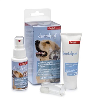 DENTALPET KIT DENTIFRICIO 50ML+SPRAY ORALE 50ML+1 DITALE - farmaidea24.com