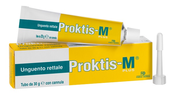 UNGUENTO RETTALE PROKTIS/M PLUS 30G CON CANNULA - farmaidea24.com