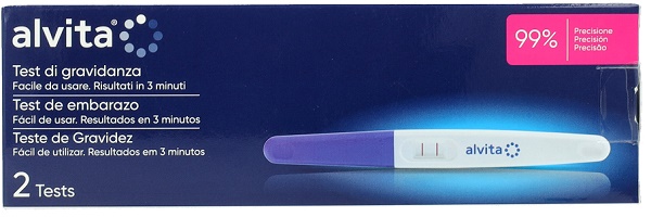 TEST DI GRAVIDANZA ALVITA 2 PEZZI - farmaidea24.com