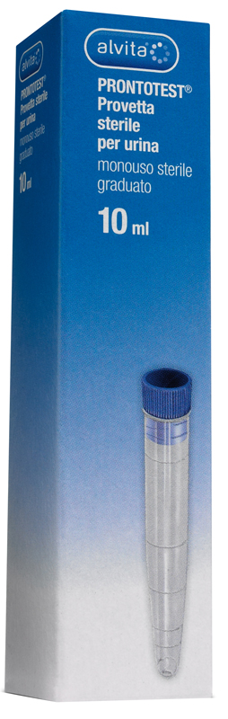 PROVETTA PER URINA ALVITA PRONTOTEST GRADUATA 10ML - farmaidea24.com