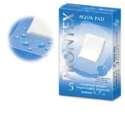 GARZA COMPRESSA PRONTEX AQUA PAD 5X7CM - farmaidea24.com