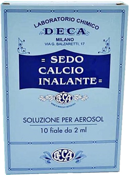 SEDO CALCIO INALANTE SOLUZIONE AEROSOL 10 FIALE 2 ML - farmaidea24.com