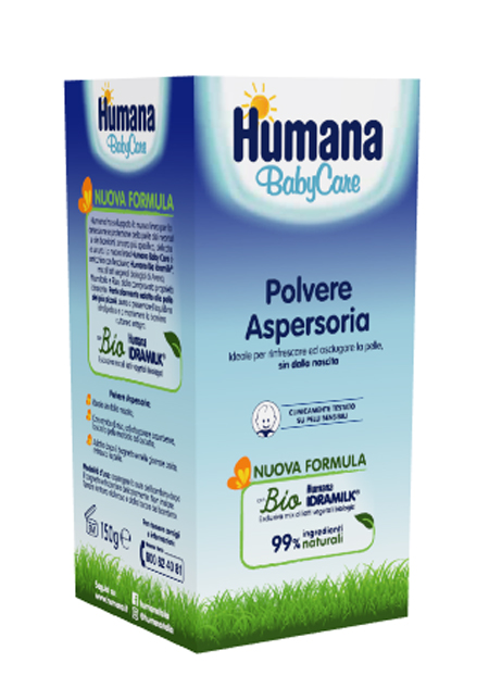 HUMANA BABY CARE POLVERE ASPERSORIA 150 G - farmaidea24.com