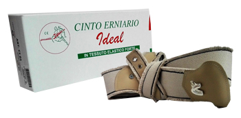 CINTO ERNIARIO IDEAL IN TESSUTO ELASTICO FORTE DESTRO GRIGIO FRANGIATO 95CM - farmaidea24.com