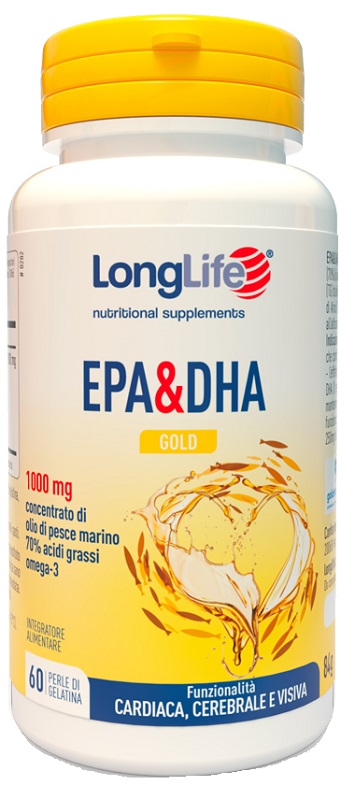 LONGLIFE EPA DHA GOLD 60 PERLE - farmaidea24.com