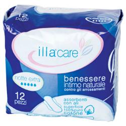 ILLA CARE ASSORBENTE NOTTE EXTRA 12 PEZZI - farmaidea24.com