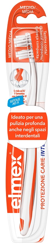 ELMEX INTERX SPAZZOLINO PROTEZIONE CARIE TESTINA CORTA - farmaidea24.com