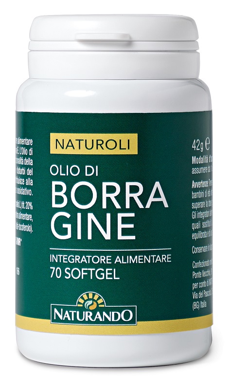 NATUROLI OLIO DI BORRAGINE 70 SOFTGEL - farmaidea24.com