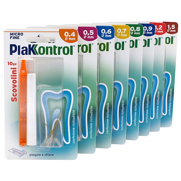 PLAKKONTROL MINIGRIP SCOVOLINO 1,2 MM 10 PEZZI - farmaidea24.com