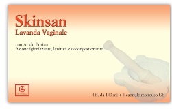 SKINSAN LAVANDA VAGINALE 4 FLACONI 140 ML + 4 CANNULE VAGINALI MONOUSO IN BLISTER - farmaidea24.com