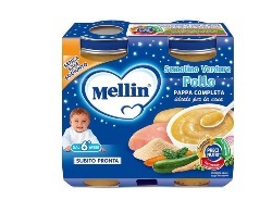 MELLIN BABY CENA COMPLETA POLLO VERDURE 2 PEZZI 200 G - farmaidea24.com