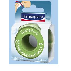 CEROTTO ROCCHETTO HANSAPLAST SENSITIVE 5MX2,50CM 1 PEZZO - farmaidea24.com