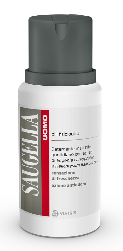 SAUGELLA UOMO PH FISIOLOGICO DETERGENTE MASCHILE 200 ML - farmaidea24.com