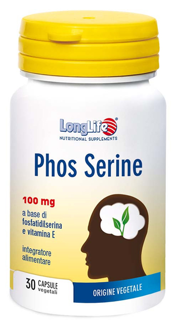 LONGLIFE PHOS SERINE 30 CAPSULE VEGETALI - farmaidea24.com