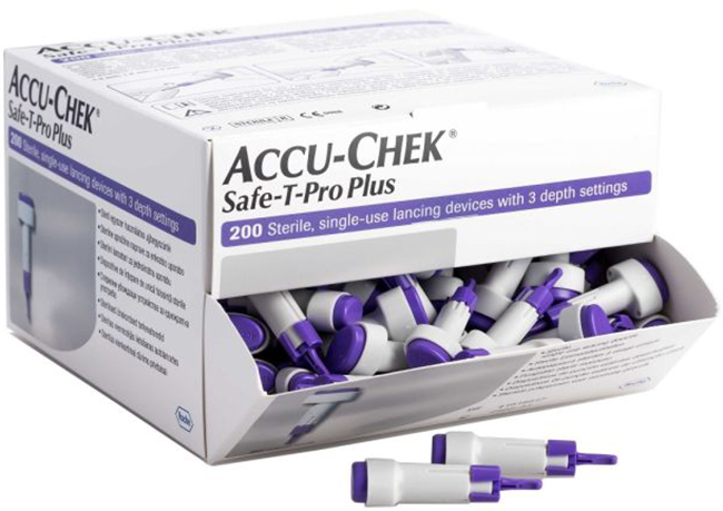 LANCETTE PUNGIDITO ACCU-CHEK SAFE T PRO PLUS PD 200 PEZZI - farmaidea24.com