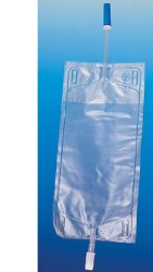 SACCA PER URINA DA GAMBA IN PVC CON TUBO DI SCARICO LUNGHEZZA 35CM PER COLLEGAMENTO AL POLPACCIO CAPACITA' 750ML COMPLETO DI VALVOLA ANTIREFLUSSO CONFEZIONE DA 30 PEZZI - farmaidea24.com