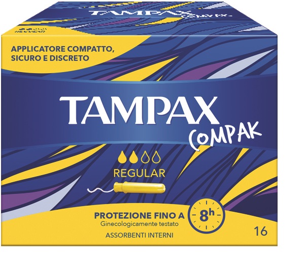 TAMPAX COMPAK REGULAR 16 PEZZI - farmaidea24.com