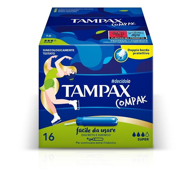 TAMPAX COMPAK SUPER 16 PEZZI - farmaidea24.com