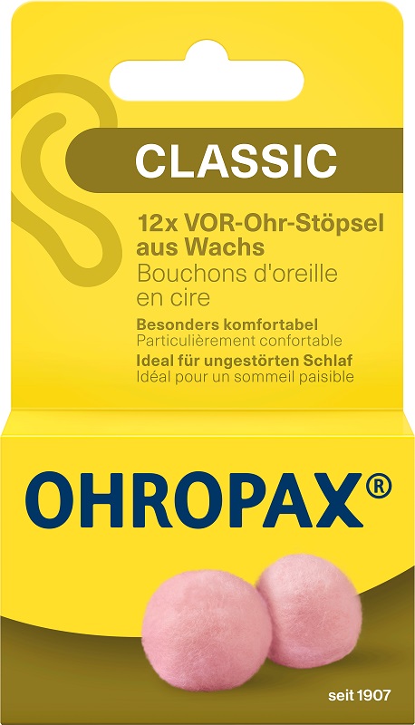 OHROPAX TAPPI AURICOLARI CERA 12 PEZZI - farmaidea24.com
