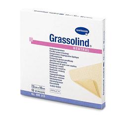 GARZA PARAFFINATA GRASSOLIND 10X10CM 10 PEZZI - farmaidea24.com