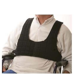 CINTURA PETTORALE PER CARROZZELLA MODELLO COMPLETO DI BRETELLAGGIO VERTICALE IN COTONE 100%. CINTURA DI SOSTEGNO E ANTISCIVOLAMENTO PER PAZIENTI COSTRETTI ALLA CARROZZELLA - farmaidea24.com