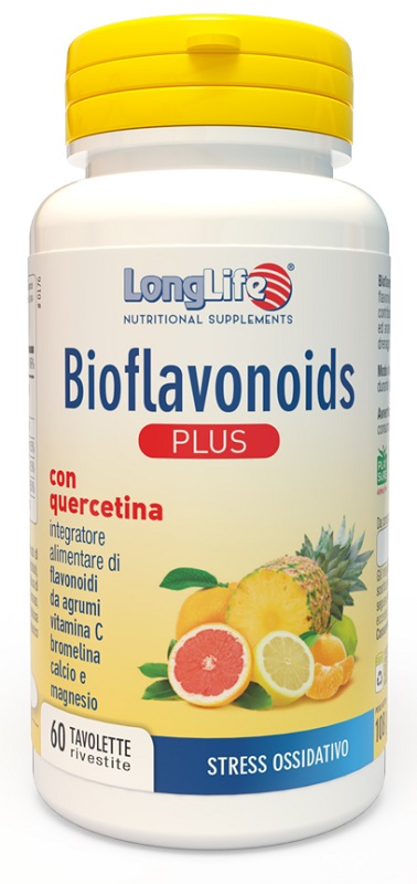 LONGLIFE BIOFLAVONOIDS PLUS 60 TAVOLETTE RIVESTITE - farmaidea24.com