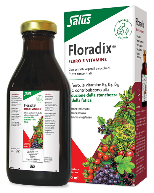 FLORADIX FERRO E VITAMINE 500 ML - farmaidea24.com