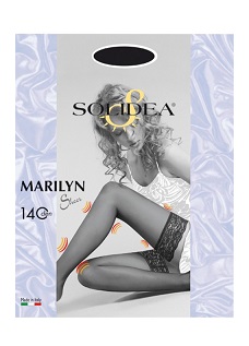 MARILYN 140 SHEER CALZA AUTOREGGENTE CAMEL 1 - farmaidea24.com