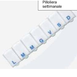 PILLOLIERA SETTIMANALE PLASTICA - farmaidea24.com