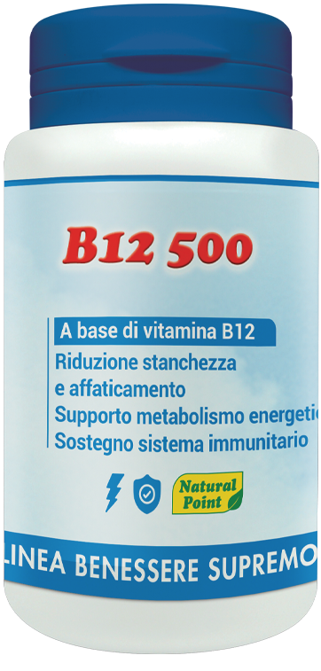 B12 500 CIANOCOBALAMINA 100 CAPSULE VEGETALI - farmaidea24.com
