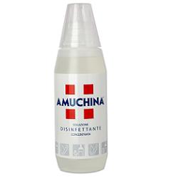 DISINFETTANTE IGIENIZZANTE A BASE DI IPOCLORITO DI SODIO ANTIMICROBICO AD AMPIO SPETTRO D'AZIONE AMUCHINA LIQUIDA 100% 500 ML - farmaidea24.com