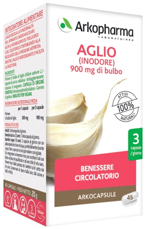 ARKO CAPSULE AGLIO 45 CAPSULE - farmaidea24.com