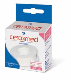 CEROTTO ADESIVO IN ROCCHETTO CEROXMED IN TESSUTO NON TESSUTO AERATO IPOALLERGENICO BIANCO 500X1,25 CM 1 PEZZO - farmaidea24.com