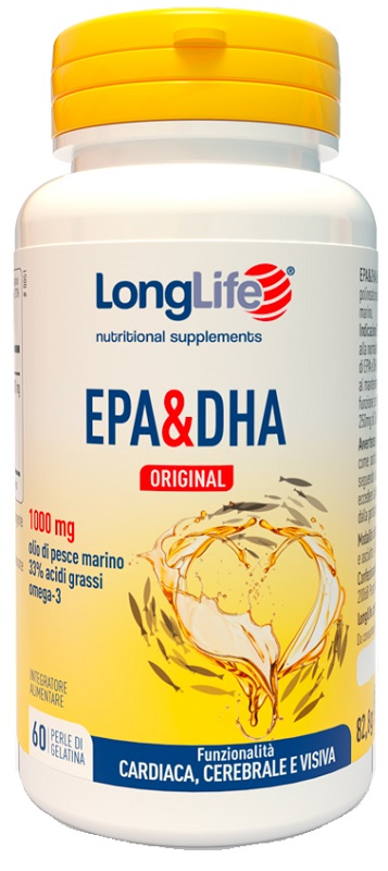 LONGLIFE EPA DHA 60 PERLE - farmaidea24.com
