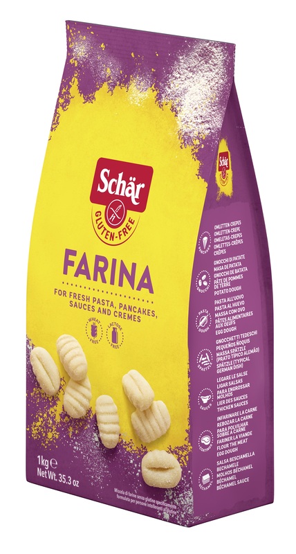 SCHAR FARINA PER PASTA FRESCA PANCAKES SALSE E CREME 1 KG - farmaidea24.com