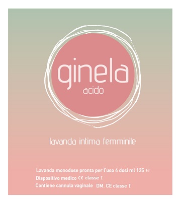 LAVANDA INTIMA FEMMINILE GINELA ACIDO 4 DOSI X 125 ML + CANNULA VAGINALE - farmaidea24.com