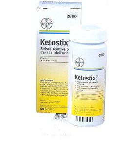 STRISCE MISURAZIONE CHETONURIA KETOSTIX 50 PEZZI - farmaidea24.com