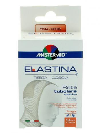 RETE TUBOLARE ELASTICA IPOALLERGENICA MASTER-AID ELASTINA TESTA/COSCIA 1,5 MT IN TENSIONE CALIBRO 6 CM - farmaidea24.com