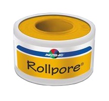 CEROTTO IN ROCCHETTO MASTER-AID ROLLPORE TESSUTO NON TESSUTO 5X2,5 - farmaidea24.com