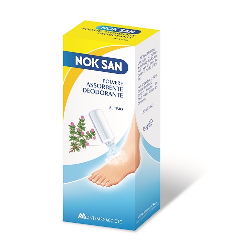 NOK SAN POLVERE ASSORBENTE DEODORANTE 75 G - farmaidea24.com