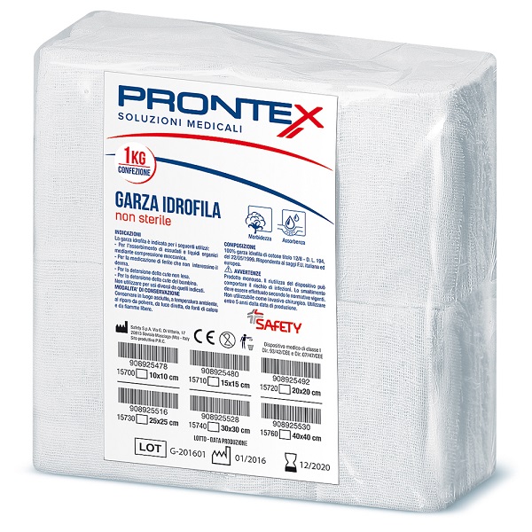 PRONTEX GARZA 15X15CM 1KG - farmaidea24.com