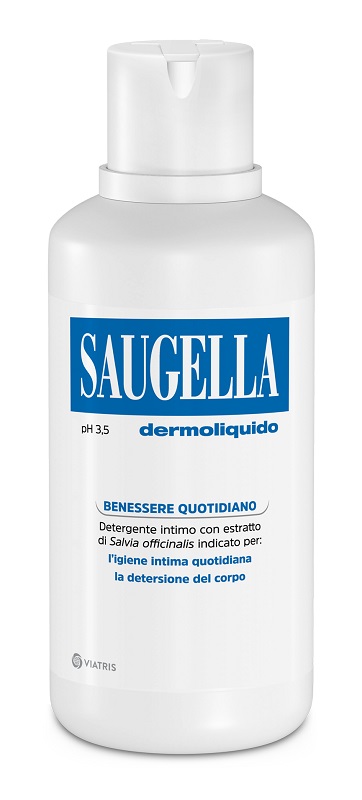 SAUGELLA DERMOLIQUIDO PH 3,5 DETERGENTE INTIMO BENESSERE QUOTIDIANO 500 ML - farmaidea24.com