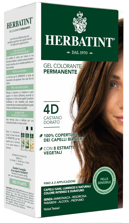 HERBATINT 4D CASTANO DORATO 150 ML - farmaidea24.com