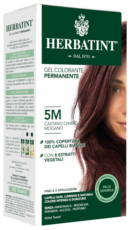 HERBATINT 5M CASTANO CHIARO MOGANO 150 ML - farmaidea24.com