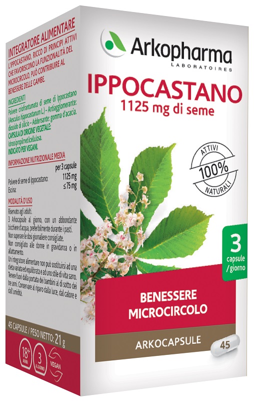 ARKO CAPSULE IPPOCASTANO 45 CAPSULE - farmaidea24.com
